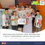 Penyerahan Donasi SMA Nusantara 1 Kota Tangerang Untuk Palestina